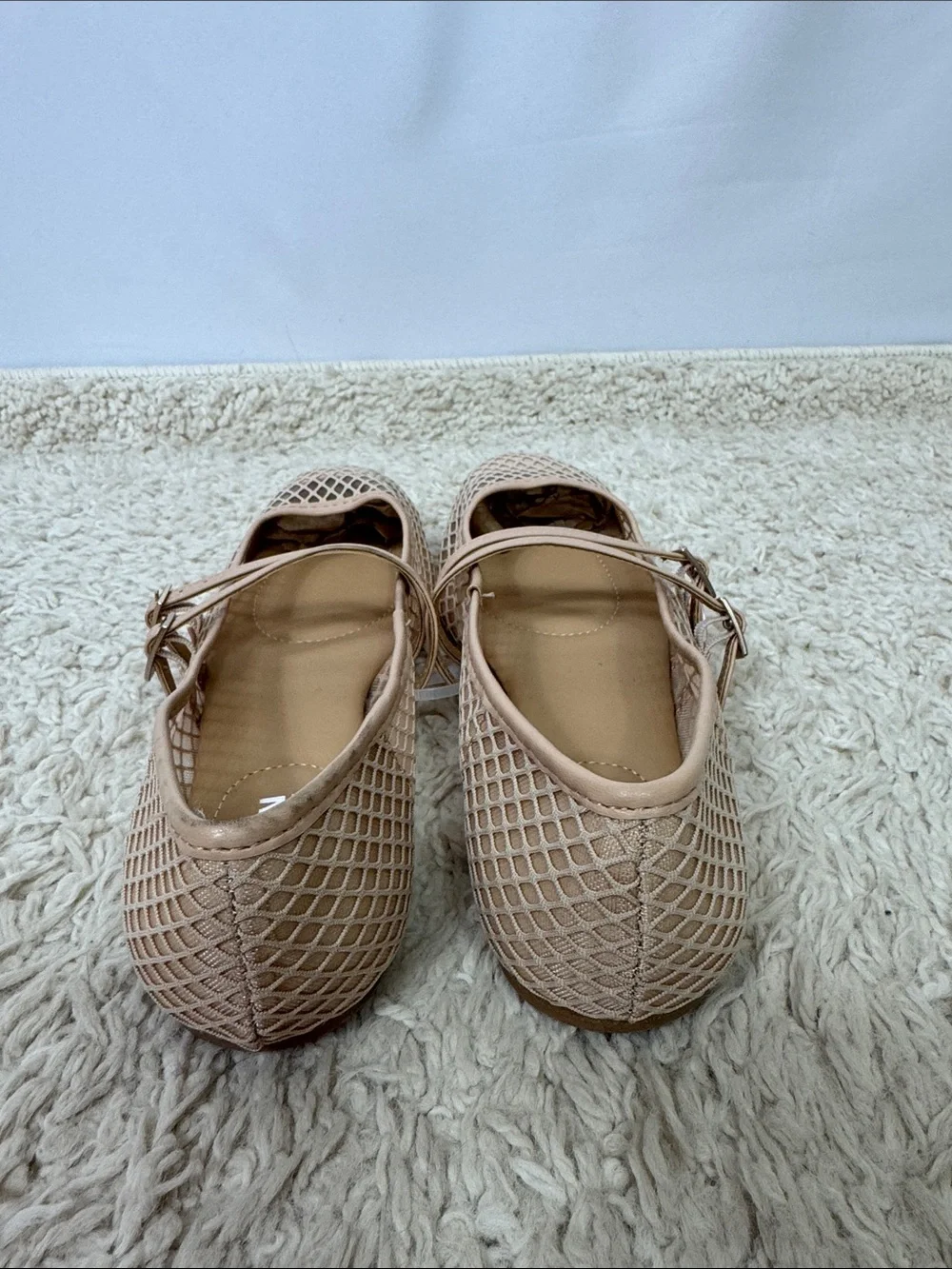 Kenneth Cole‎ Reaction Women’s Malibu Mary Jane Flat Size 8.5 Beige New